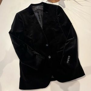 Men’s Jcrew velvet black blazer